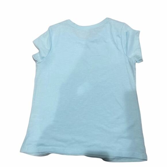 RAE DUNN Women's Teal “Future Mrs.” Short Sleeve Top - Picture 2 of 2